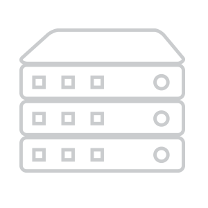 grey servers icon